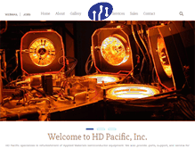 Tablet Screenshot of hdpac.com